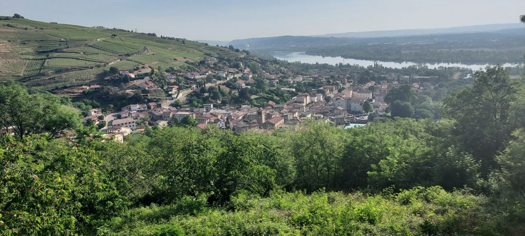 Vue sur le Rhône